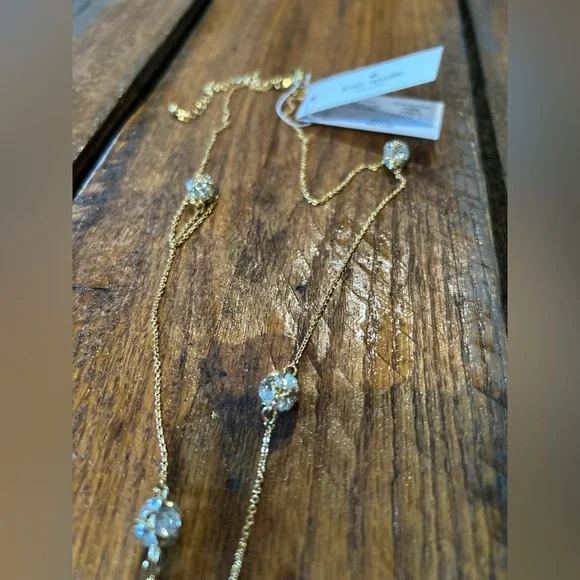 Kate Spade ♠️ Lady Marmalade Rose Gold/Clear Crystal Necklace.
NWT - Picture 11 of 12
